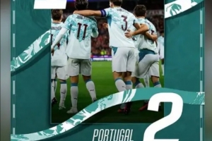 替补未登场!C罗社媒转发葡萄牙2-1挪威海报:加油!